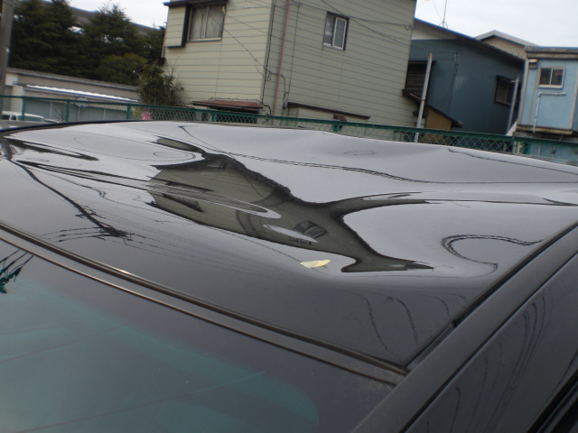 エスティマ 雪でルーフへこみ 高栄自動車ブログ