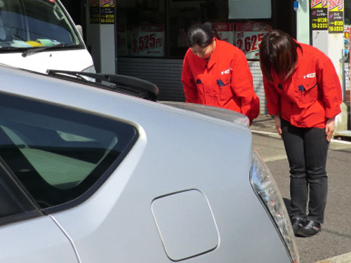 車検終了後、ご精算のあとお車のお渡しになります。